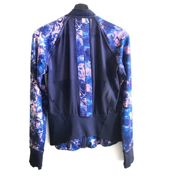 SOLD Lululemon If You're Lucky Jacket Floral - Picture 2 of 8